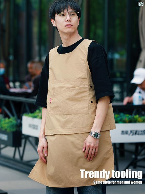 家庭用 キッチン 調理用 拡張 エプロン 男性用 防水 スモック 絵画 ネイルサロン ケータリング 作業着 レディース