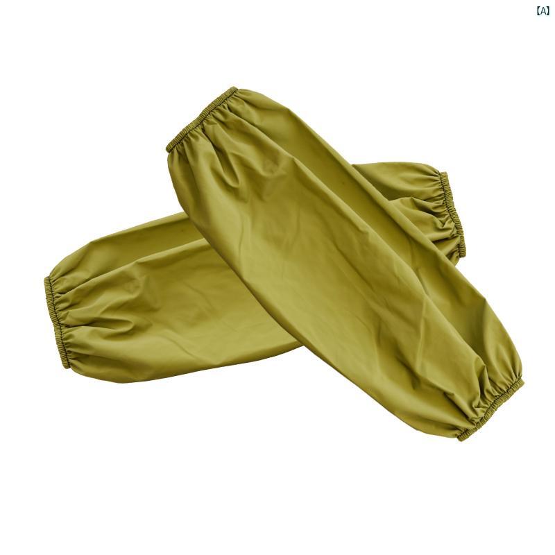 防水 耐油 防汚 スリーブ きれい 長い 大人 メンズレディース キッチン 労働 保護 オフィスワーク