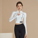 レディース レディース モダン トレーニング 海外 ヨガ 服 レディース フィットネス トップス 秋冬 スポーツ 長袖 ジャケット ストレッチ ピラティス トレーニング サイクリング