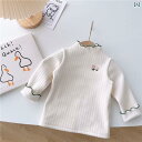 キッズ キッズ用品 子供用品 キッズファッション ガールズ 子供用 オール イン ワン ベルベット ボトム シャツ 冬服 ベビー トップ 幼児 厚く 暖かい Tシャツ