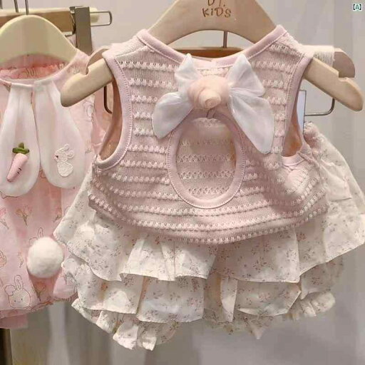 キッズ キッズ用品 子供用品 キッズファッション ベビー かわいい ガールズ スタイリッシュ 薄手 スーツ 夏 韓国 ノースリーブ ベスト ショート スカート 2点セット キッズ キッズ用品 子供用品 キッズファッション ベビー かわいい ガールズ スタイリッシュ 薄手 スーツ 夏 韓国 ノースリーブ ベスト ショート スカート 2点セット