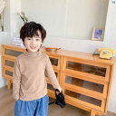 キッズ キッズ用品 子供用品 キッズファッション ベビー かわいい 秋冬 新 ドイツ ベルベット ベビー シャツ ハーフ タートルネック 厚手 トップ 幼児用 暖かい インナーウェア