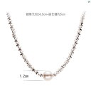 レディース アクセサリー ファッション 綺麗 上品 レディース イミテーションパール ネックレス ライト 高級 ホット ショート 鎖骨 チェーン ファッション アクセサリー(4)