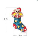 レディース ファッション 小物 スーツ 上品 アクセサリー クリスマス ソックス クマ ブローチ セーター 高級 コサージュピン アクセサリー 秋冬 露出 防止 バックル