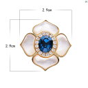 レディース ファッション 小物 スーツ 上品 アクセサリー 花 露出 防止 ブローチ バックル 高級 ピン 固定 胸部 アーティファクト プレス フロント コサージュ アクセサリー(4)