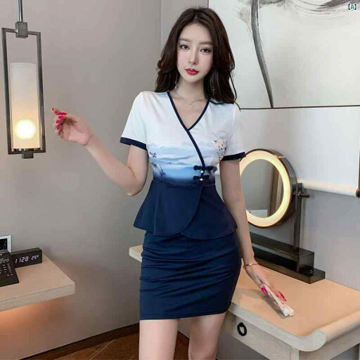 レディース サロン 夏 フットバス 技術者 服 ホテル フロント フットマッサージ スパクラブ ショート スカート スーツ ローカット 腹 カバー 作業着 レディース サロン 夏 フットバス 技術者 服 ホテル フロント フットマッサージ スパクラブ ショート スカート スーツ ローカット 腹 カバー 作業着