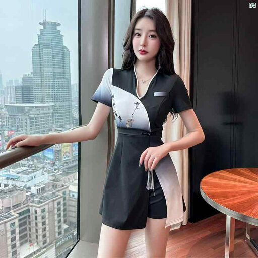 レディース 仕事 ファッション 夏 魅惑的 ペディキュア 技術者 作業着 ウエスト スリム 美容 服 スパクラブ ドレス 2点セット レディース 仕事 ファッション 夏 魅惑的 ペディキュア 技術者 作業着 ウエスト スリム 美容 服 スパクラブ ドレス 2点セット