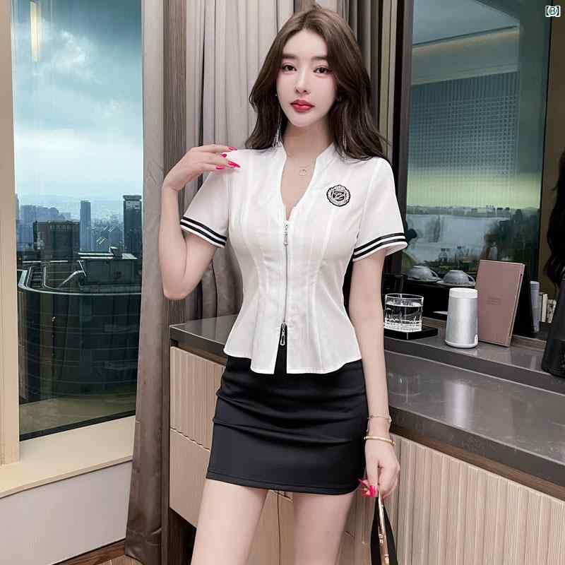 レディース　ドレス　タイト　スッキリ ホテル フロント ディープ v シャツ キュロット 2点セット ナイトクラブ エンターテイメント クラブ ウエスト スリム ショー フィギュア