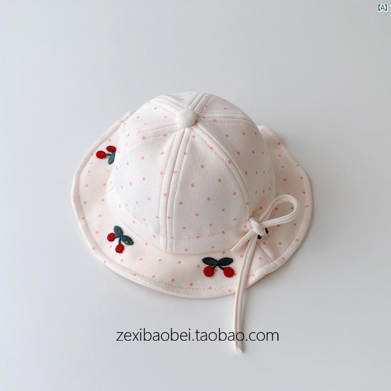 ベビー 帽子 秋冬 漁師 つば広 プリンセス サンバイザー レディース 春