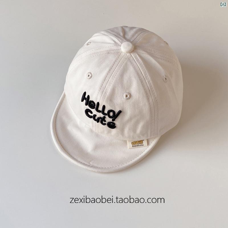 ベビー 帽子 春秋 薄手 ひさし キャップ メンズレディース 日よけ 夏 野球帽