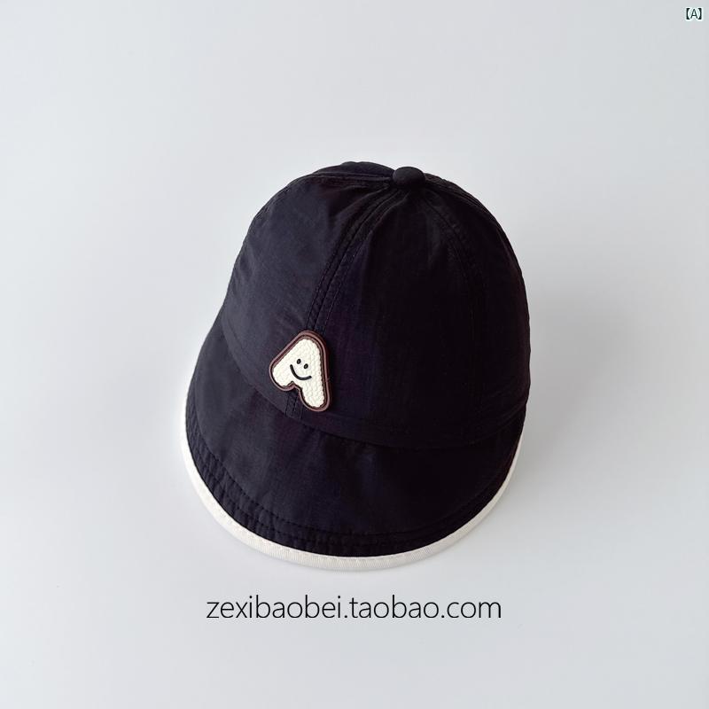 ベビー 帽子 夏 薄手 日よけ つば広 メンズレディース レッドちゃん UV対策 フィッシャーマン ハット