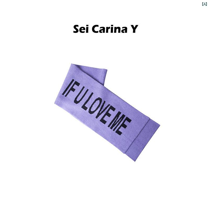 レディース　海外　ファッション　オシャレ　かわいい　個性的 IF U LOVE ME スカーフ 秋冬 手紙 ワイド ショール 兼用 レトロ