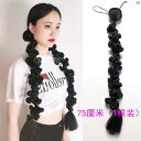 レディース メンズ ウィッグ 付け毛 かわいい ファッション小物 ヘアアクセサリー 個性的 かつら レディース ツイスト 三つ編み ブドウ 写真 ナイトクラブ 歌手 パフォーマンス ガール グループ ポニーテール