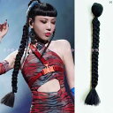 レディース メンズ ウィッグ 付け毛 かわいい ファッション小物 ヘアアクセサリー 個性的 ボクシング 三つ編み アメリカ ツイスト クール 美人 ウー モ チョウ ポニーテール ドレッドヘア ファン 魅了 ツール