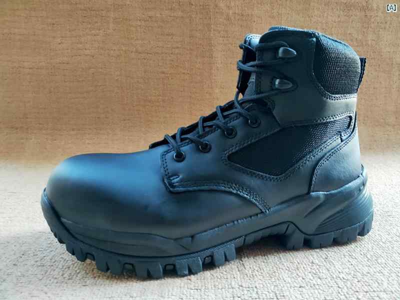 メンズ　メンズシューズ　男性靴　ファッション　アウトドア　山　キャンプ 最上層 牛革 サイド ジッパー 安全 靴 アンチ スマッシュ 作業着 作業 保護 労働 鋼 つま先 セキュリティ