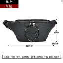 メンズ メンズバッグ ファッション カバン カンガルー ヒップ ホップ ストリート メッセンジャー バッグ ダーク スカル チェスト レディース ファッション カジュアル ウエスト ショルダーバッグ(4)
