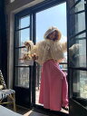 レディース ファッション オシャレ かわいい 綺麗 大人ファッション Y2K 個性的 海外風 景 紅 エレガント 丈 伸 ば ボリューム 大きく ピンク アンブレラ スカート 秋冬