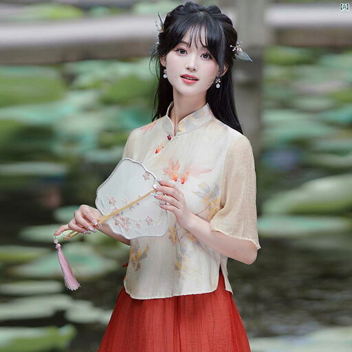 レディース ファッション ドレス 中華 中国 民族風 ガールズ 唐服 トップ 2点セット 中華風 レトロ チャイナ ドレス 子供 日常 漢服 レディース ファッション ドレス 中華 中国 民族風 ガールズ 唐服 トップ 2点セット 中華風 レトロ チャイナ ドレス 子供 日常 漢服