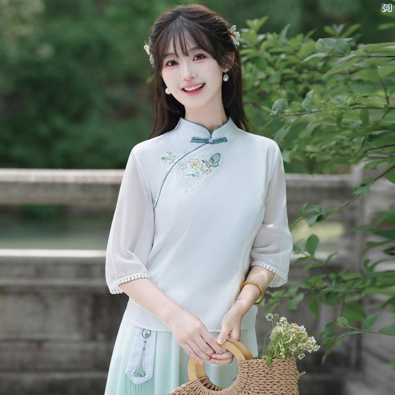 レディース　ファッション　ドレス　中華　中国 スーパー フェアリー 中華風 ガールズ チャイナ ドレス スカート 衣装 民族風 唐服 瞑想 茶道 スーツ 美容 健康 耳 かき 服