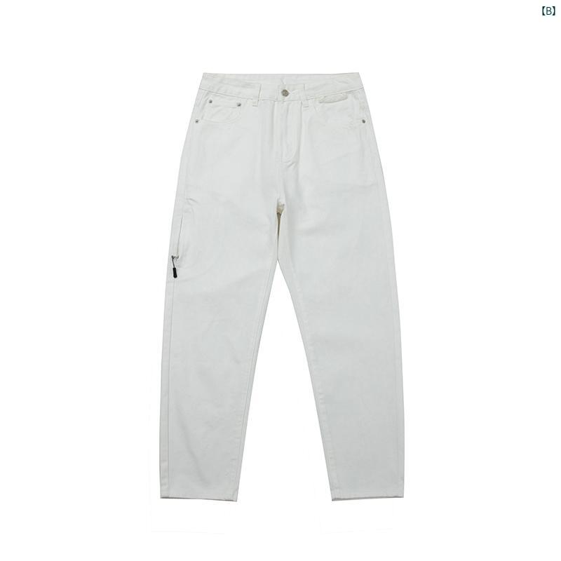メンズ　海外ファッション　オシャレ　かっこいい　個性的　 レトロ ファッション ジンズ カジュアル ストレト レッグ ワクパンツ