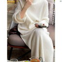 レディース ファッション おしゃれ 韓国ファッション ヨーロピアン 海外風 綺麗 上品 レディース 高級 イタリア エレガント レース 袖 ハイネック ピット ウール トップ スカート スーツ ニット セーター