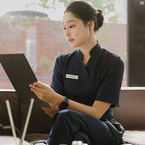 レディース 仕事ユニフォーム 仕事着 オシャレ 夏 韓国 ビューティーサロン 美容師 作業着 ハイエンド ヘルススパ フットバス ペディキュア 技術者 レディース 仕事ユニフォーム 仕事着 オシャレ 夏 韓国 ビューティーサロン 美容師 作業着 ハイエンド ヘルススパ フットバス ペディキュア 技術者