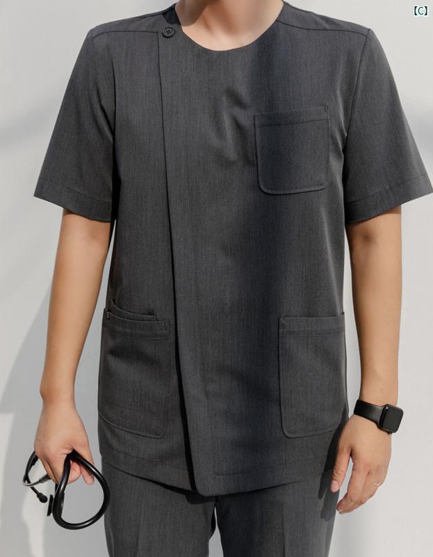 レディース　仕事ユニフォーム　仕事着　オシャレ 韓国 半袖 手洗い 服 長袖 作業着 男女 耐久性 ブラシ 手 口腔 歯科 美容 ユニフォーム