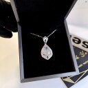 アクセサリー レディース ファッション レディース ハイエンド 氷 透明 カルセドニー ひ う たん ネックレス 軽量 贅沢 中国 瑪瑙 鎖骨 チェーン(4)