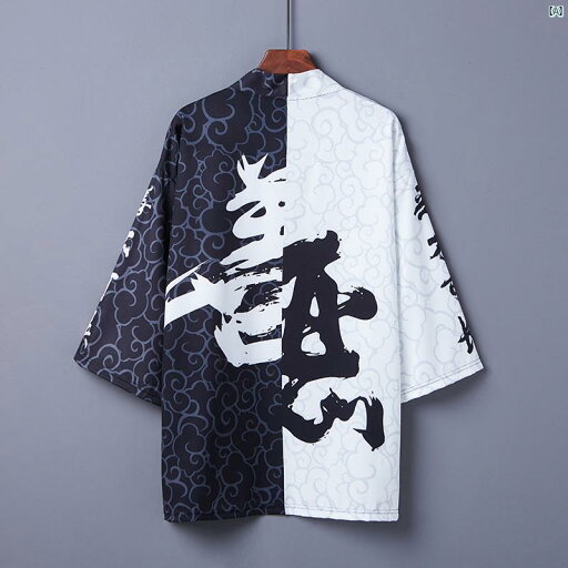 中華風 善悪 浮世絵 韓服 羽織 和風 レトロ 七分袖 着物 カーディガン ローブ 日焼け防止 服 中華風 善悪 浮世絵 韓服 羽織 和風 レトロ 七分袖 着物 カーディガン ローブ 日焼け防止 服