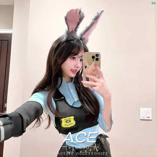 カチューシャ レディース アクセサリー ウサギ 警察 官 ジュディ 耳 ヘッド バンド ぬいぐるみ かわいい コスプレ バニーガール ヘア アクセサリー カチューシャ レディース アクセサリー ウサギ 警察 官 ジュディ 耳 ヘッド バンド ぬいぐるみ かわいい コスプレ バニーガール ヘア アクセサリー