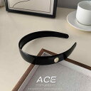 レディース アクセサリー Korea Fever スモール ゴールド ラベル アクリル ヘッド バンド ハイエンド シンプル 洗顔 料 滑り止め 歯 付き ソリッドカラー