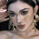 レディースファッション アクセサリー 綺麗 上品 海外 顔 涙 滴 付いた アイメイク メイクアップ ヴァージン ティアーズ フェイシャル ジュエリー 透明