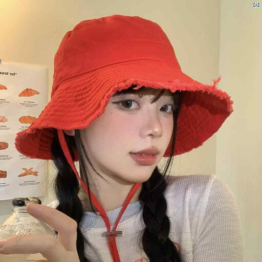 レディースファッション ファッション小物 オシャレ 韓国 夏用 ファー エッジ レッド フィッシャーマン ハット 汎用性つ ば 広 バケット 屋外 日よけ 日焼け防止 帽子 す レディースファッション ファッション小物 オシャレ 韓国 夏用 ファー エッジ レッド フィッシャーマン ハット 汎用性つ ば 広 バケット 屋外 日よけ 日焼け防止 帽子 す