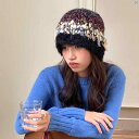 レディース ファッション ストッキング オシャレ 靴下 足元 シャロン ストライプ クール ハット 漁師 ニット 帽子 レディース 秋冬 丸顔 小柄 インス