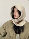 レディース ファッション ストッキング オシャレ 靴下 足元 シャロン ニット ウール 暖かい プルオーバー 帽子 レディース 秋冬 スカーフ オール イン ワン バカラ 大きい 頭囲