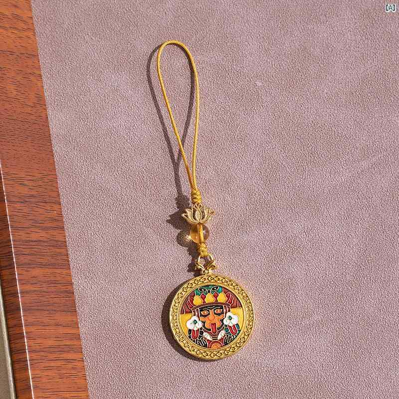 レトロ ゴールド ザキ ラム レディース 富神 携帯電話 チェーン タンカ ストラップ エスニック 砂 金 銅 ペンダント 小柄 車 キーホルダー 幸運 シトリン U ディスク バッグ ハンギング ギフト