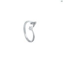 レディース アクセサリー ファッション おしゃれ 韓国 上品 綺麗 シンプル ミス スターリングシルバー 26文字 リング ハイエンド ファッション 個性的 開口部 調節可能