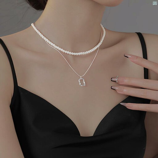 レディース アクセサリー ファッション おしゃれ 韓国 上品 綺麗 シンプル ミス Z フランス パールネックレス ホット スターリングシルバー 二層 ライト 高級 セーター 鎖骨 チェーン レディース アクセサリー ファッション おしゃれ 韓国 上品 綺麗 シンプル ミス Z フランス パールネックレス ホット スターリングシルバー 二層 ライト 高級 セーター 鎖骨 チェーン
