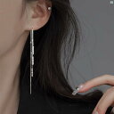 レディース アクセサリー ファッション おしゃれ 韓国 上品 綺麗 シンプル ミス タッセル ロング スターリングシルバー 耳 ワイヤー ホット イヤリング レディース