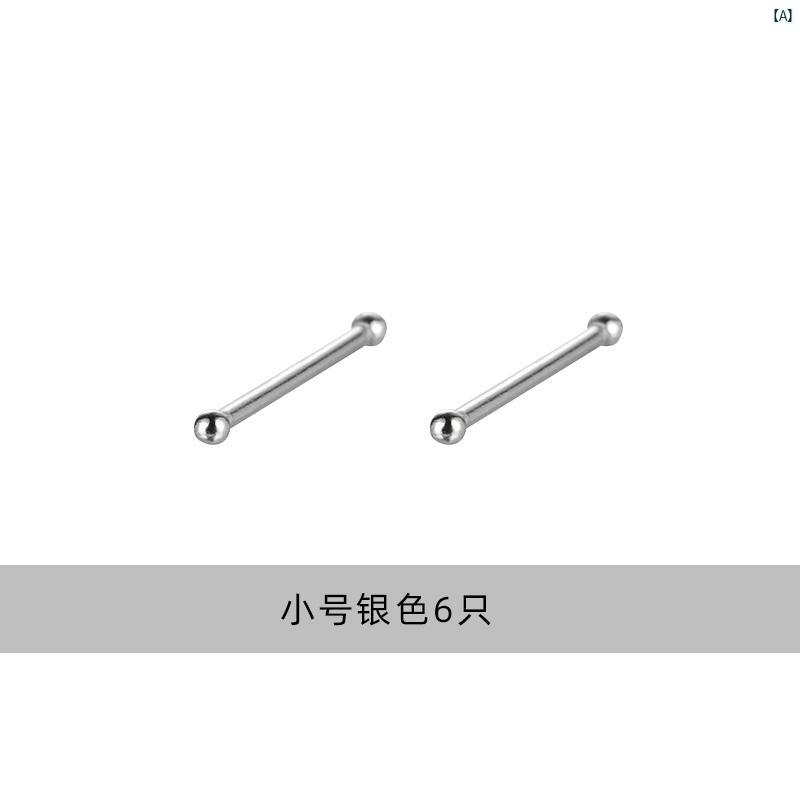 レディース アクセサリー ファッション おしゃれ 韓国 上品 綺麗 シンプル シルバー イヤリング スターリングシルバー 耳 上げ ピアス 抜き 不要 スティック 鍼