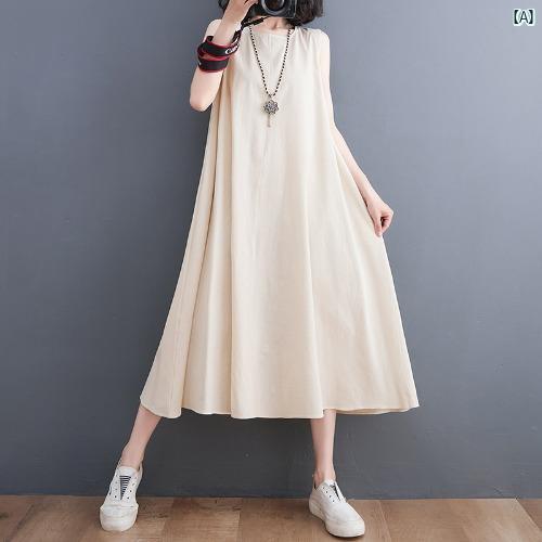 レディース ファッション シンプル オシャレ かわいい 夏 大きいサイズ ゆったり 大きめ サイズ ノースリーブドレス スリム ロング スカート 快適 ベスト レディース ファッション シンプル オシャレ かわいい 夏 大きいサイズ ゆったり 大きめ サイズ ノースリーブドレス スリム ロング スカート 快適 ベスト