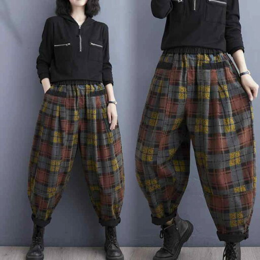 レディース ファッション オシャレ シンプル チェック柄 スプライシング ジーンズ ゆったり レトロ 大きいサイズ 耐久性 ウエスト スリム パンツ レディース レディース ファッション オシャレ シンプル チェック柄 スプライシング ジーンズ ゆったり レトロ 大きいサイズ 耐久性 ウエスト スリム パンツ レディース