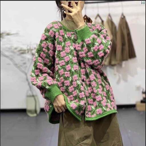 レディース ファッション ゆったり シンプル オシャレ 秋冬 ラウンドネック フォレスト 文学 レトロ ジャカード カジュアル スリム 暖かい カーディガン セーター レディース レディース ファッション ゆったり シンプル オシャレ 秋冬 ラウンドネック フォレスト 文学 レトロ ジャカード カジュアル スリム 暖かい カーディガン セーター レディース