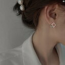 レディース アクセサリー ファッション おしゃれ 韓国 上品 綺麗 シンプル ミス 幾何学 イヤリング スターリングシルバー レディース 夏 ハイエンド センス