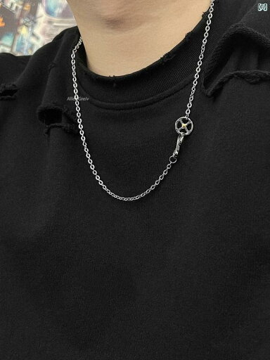 メンズファッション 小物 オシャレ メンズ アクセサリー チタン鋼 レトロ エスニックフック クロス ネックレス ボーイズ クール 個性 マッチング チェーン メンズファッション 小物 オシャレ メンズ アクセサリー チタン鋼 レトロ エスニックフック クロス ネックレス ボーイズ クール 個性 マッチング チェーン
