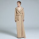 メンズ ファッション 室内着 秋 冬 パジャマ 着心地良い オシャレ 7 糸 アメリカ 雰囲気 メンズレディース カップル 大きめ サイズ エクストラ ロング ナイトガウン フェミニン 秋冬 フード付き 男性用 バスローブ
