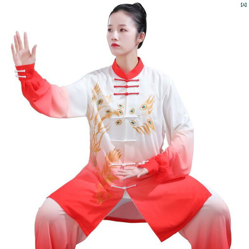 グラデーション ハイエンド フェニックス 手描き 太極拳 セットアップ可能 レディース 練習 男性 武術 パフォーマンス 春秋 グラデーション ハイエンド フェニックス 手描き 太極拳 セットアップ可能 レディース 練習 男性 武術 パフォーマンス 春秋