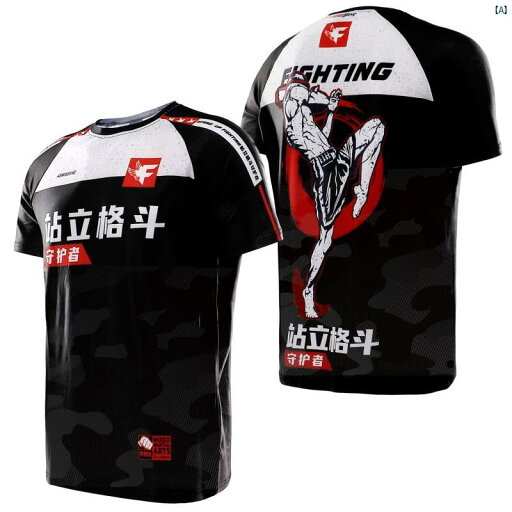 MMA タイ ボクシング ファイト UFC 半袖 Tシャツ メンズ レディース ストレッチ 速乾 フィットネス ウェア 子供用 トレーニング 服 格闘技 MMA タイ ボクシング ファイト UFC 半袖 Tシャツ メンズ レディース ストレッチ 速乾 フィットネス ウェア 子供用 トレーニング 服 格闘技