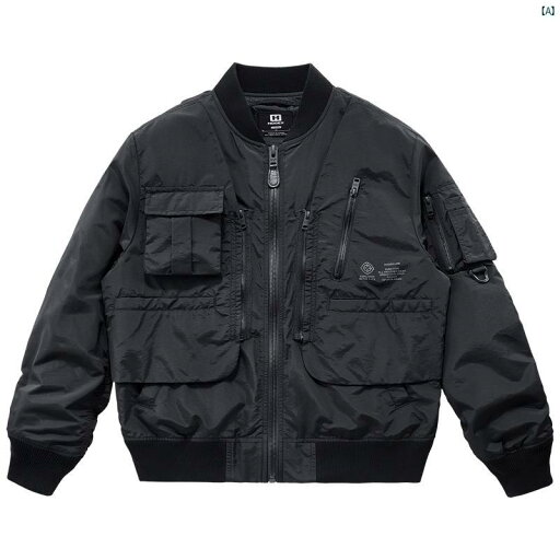 HOGEX 機能性 ジャケット メンズ 春 アメリカン ストリート ライダースジャケット ワークウェア マルチ ポケット フライト スーツ HOGEX 機能性 ジャケット メンズ 春 アメリカン ストリート ライダースジャケット ワークウェア マルチ ポケット フライト スーツ