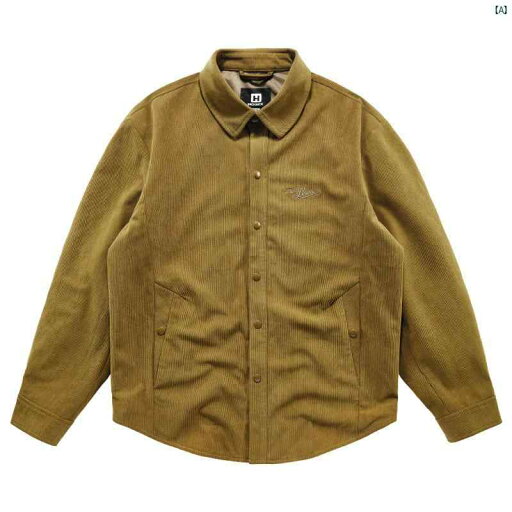 HOGEX コーデュロイシャツ 春 メンズ イン レトロ カジュアル ジャケット 長袖 ワークシャツ HOGEX コーデュロイシャツ 春 メンズ イン レトロ カジュアル ジャケット 長袖 ワークシャツ